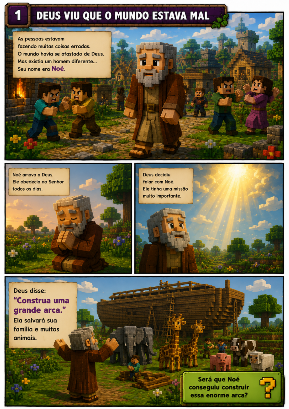 Arca de Noé — páginas internas